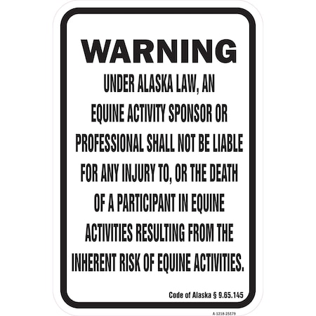 Signmission Safety Sign, 12 in Height, Aluminum, 18 in Length, 25179 A-1218-25179